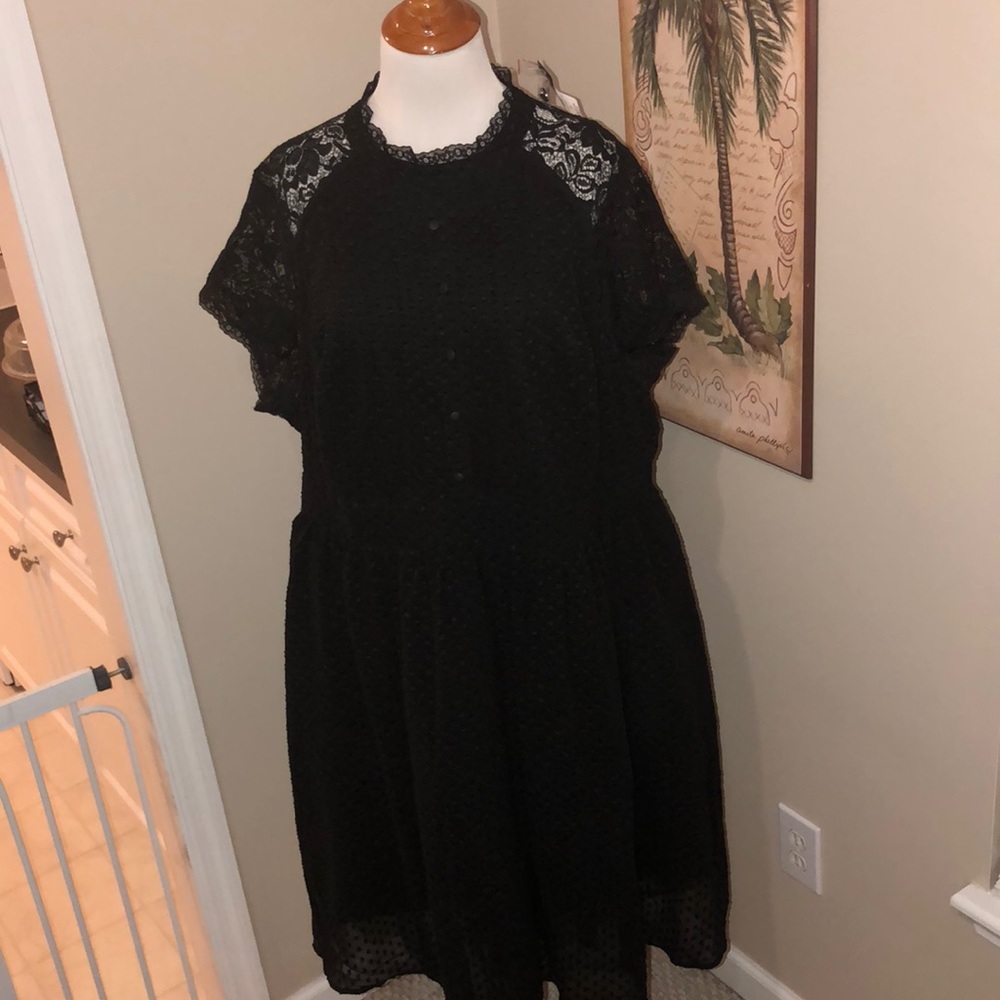 Retro Chic by Torrid Black Dress NWT